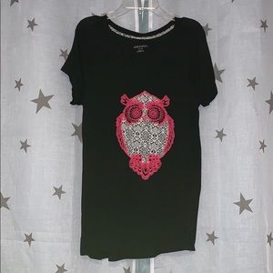 Black owl tee!